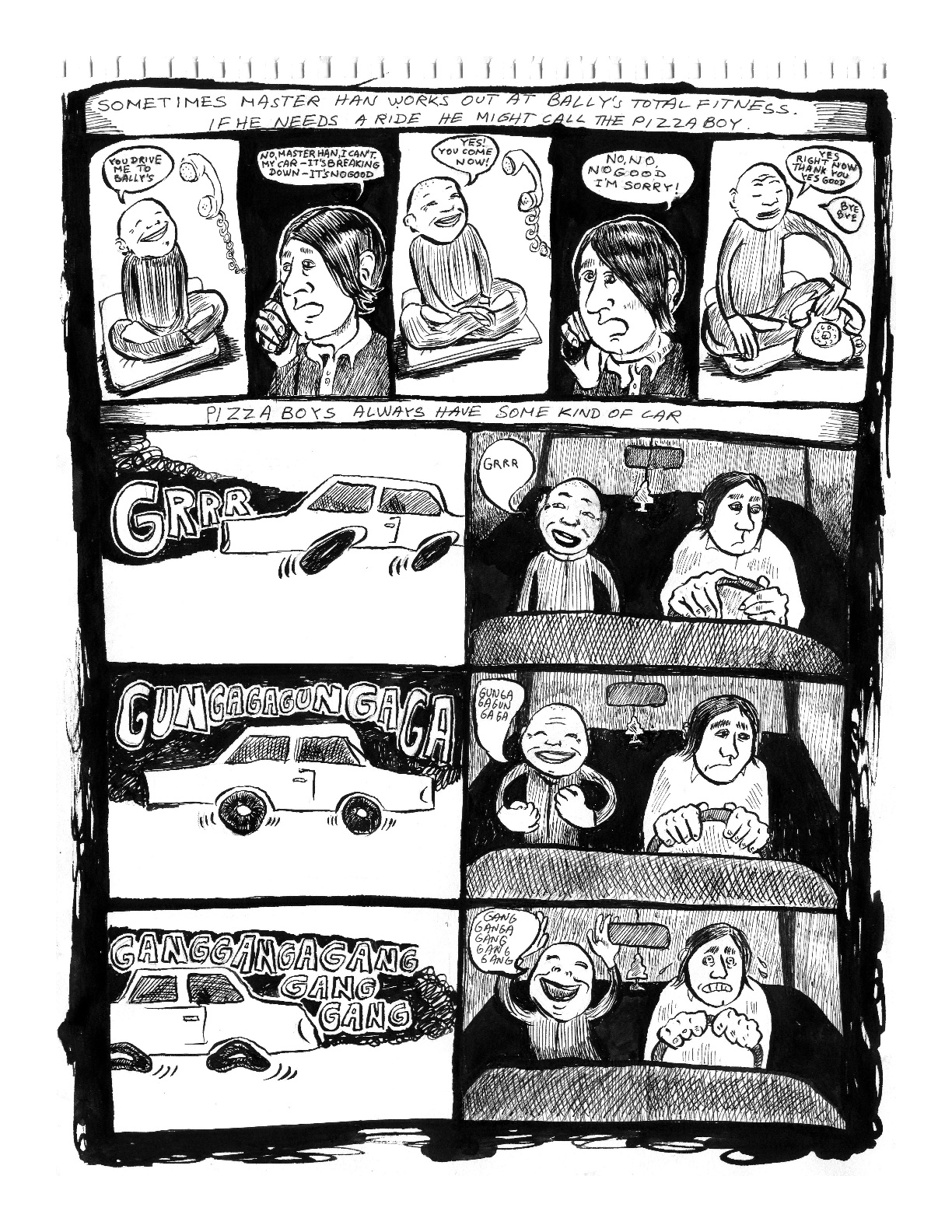 Pizza Boy Comic